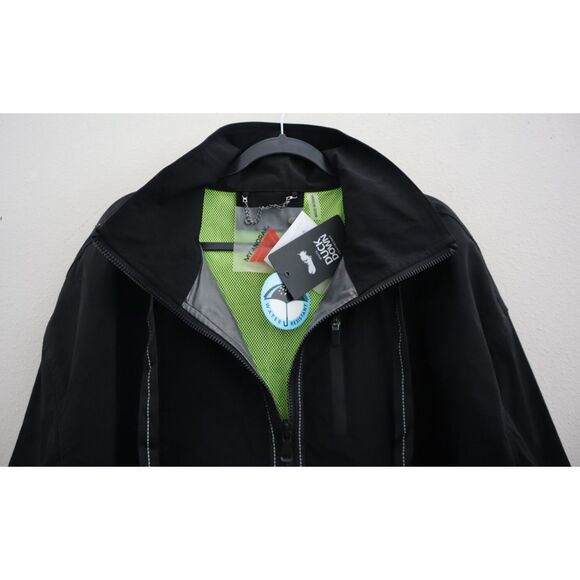 My Anorak 50838SN Women's Sz L Black 2-Way Zip Front Hooded Trails Jacket - Picture 3 of 11